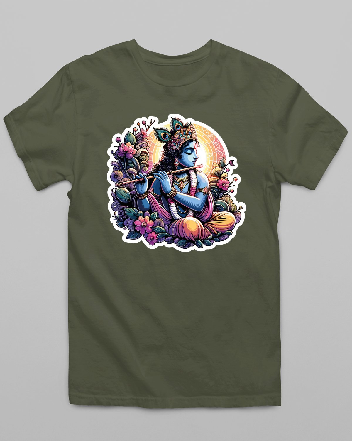 Krishna Devotion T - Shirt - His'en'Her - Shop T - Shirts For Men & Women Online