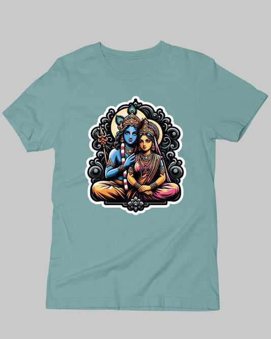 Krishna Radha Bliss T - Shirt - His'en'Her - Shop T - Shirts For Men & Women Online