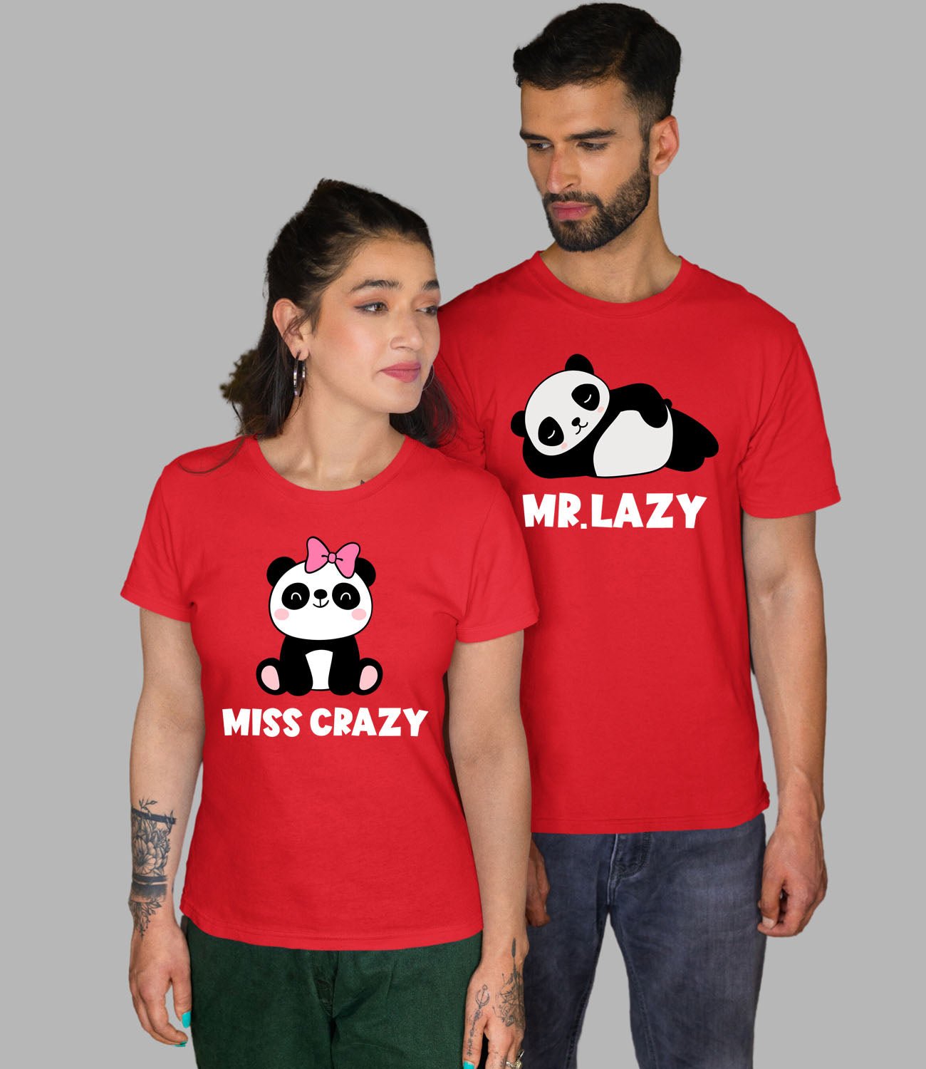 Lazy Crazy Couple T-Shirt