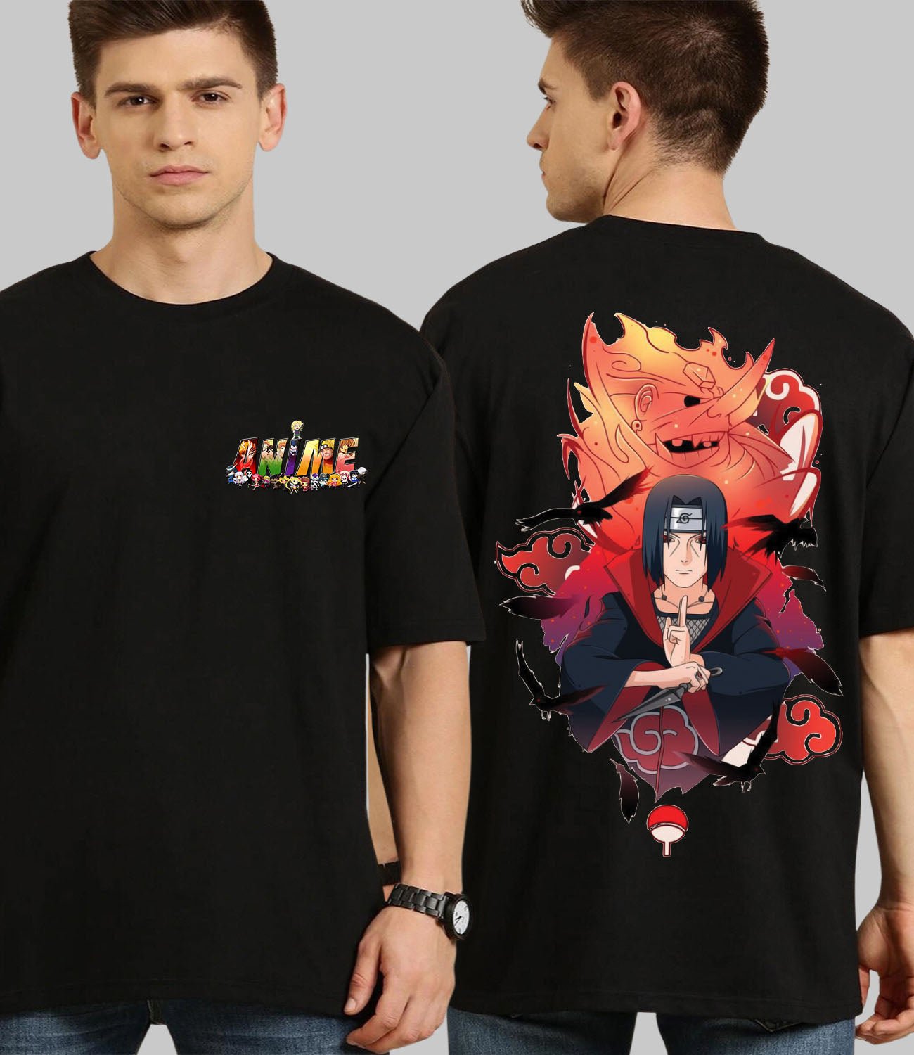 Lets Fight Naruto- Oversized T-Shirt