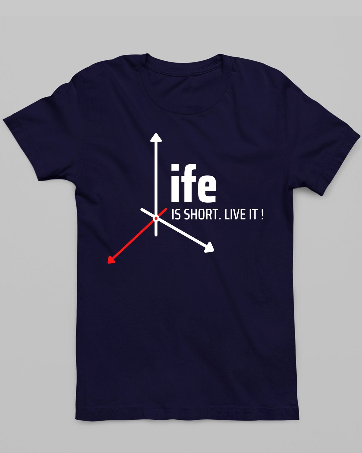 Life Is Short T-Shirt - His'en'Her - Shop T-Shirts For Men & Women Online