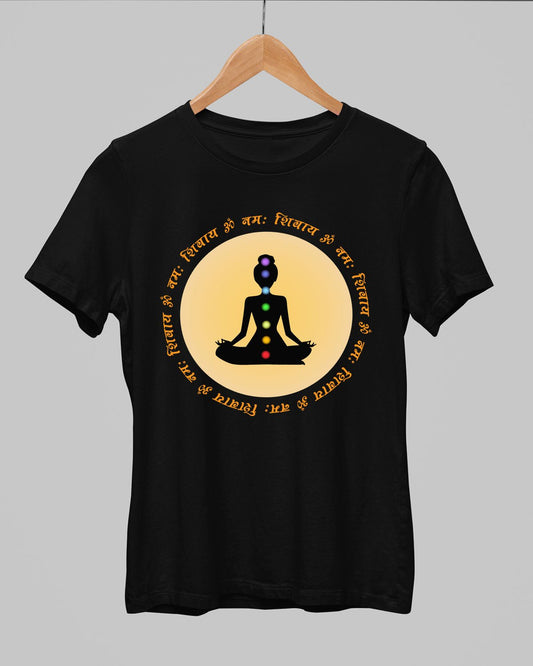 Meditate Om T-Shirt - His'en'Her - Shop T-Shirts For Men & Women Online