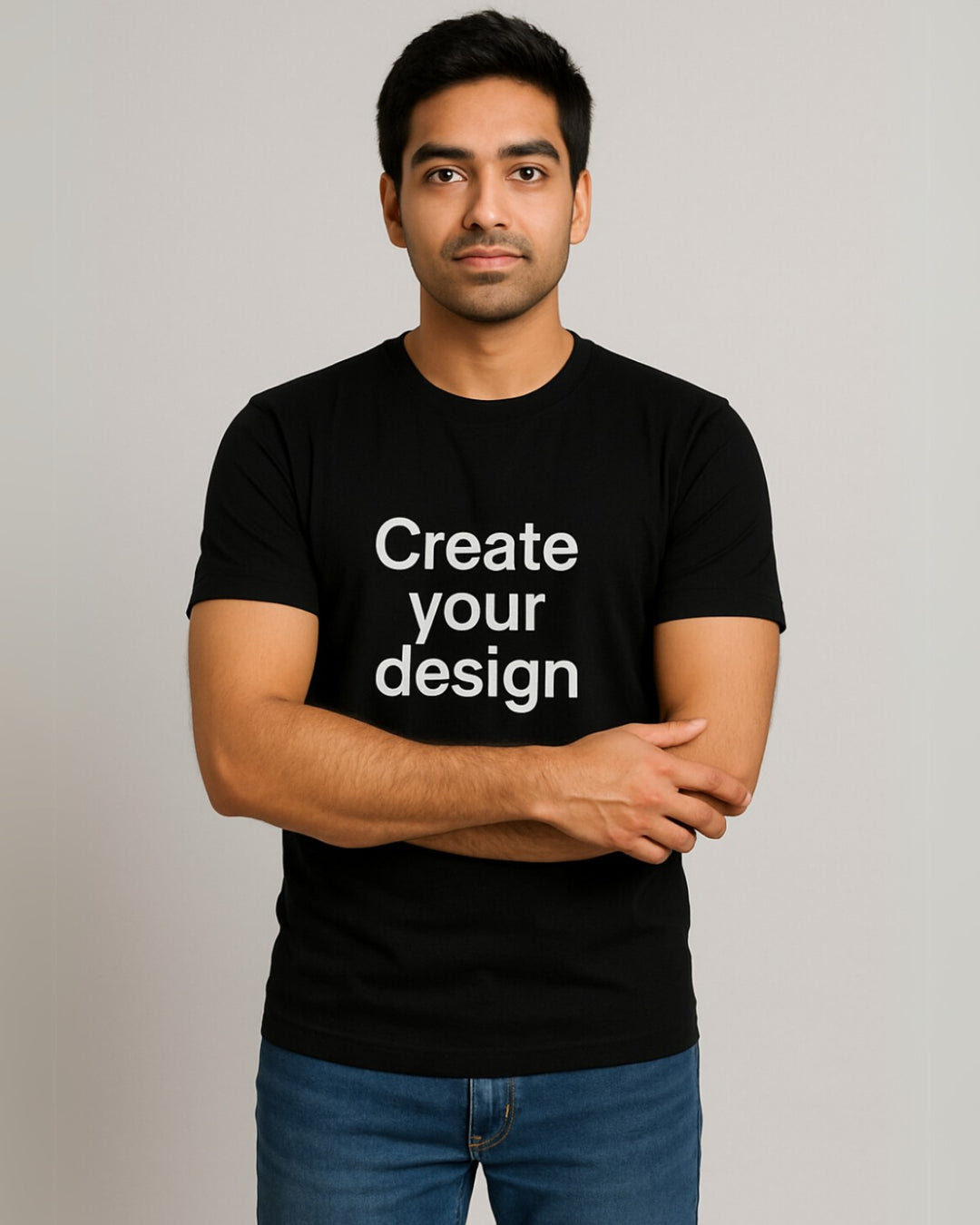 Men's Custom T-Shirt Black - Main Image