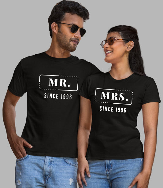 Mr Mrs Since Couple T-Shirt