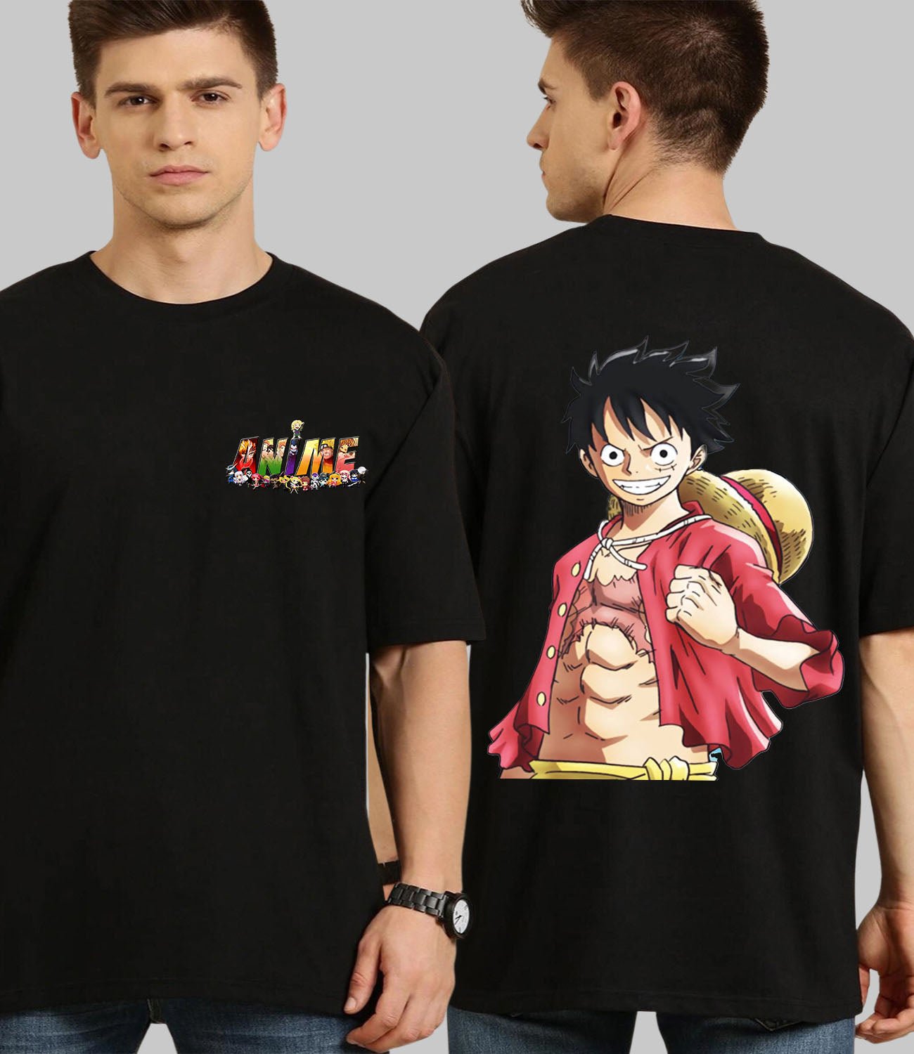 Naruto- Oversized T-Shirt - His'en'Her - Shop T-Shirts For Men & Women Online