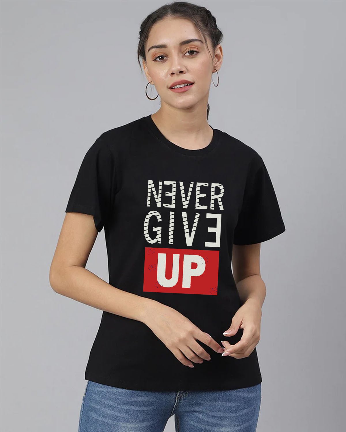 Never Give Up Women T-Shirt