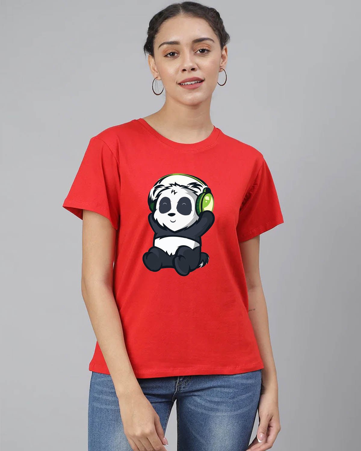 Panda Music Women T-Shirt