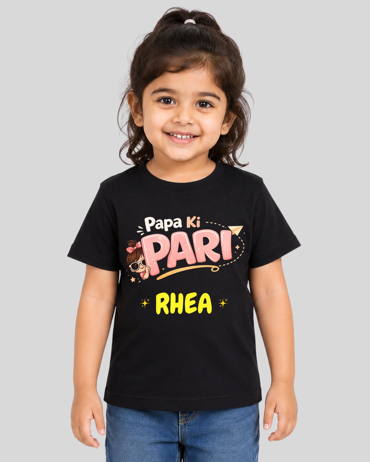 Papa Ki Pari Kids Custom T-Shirt