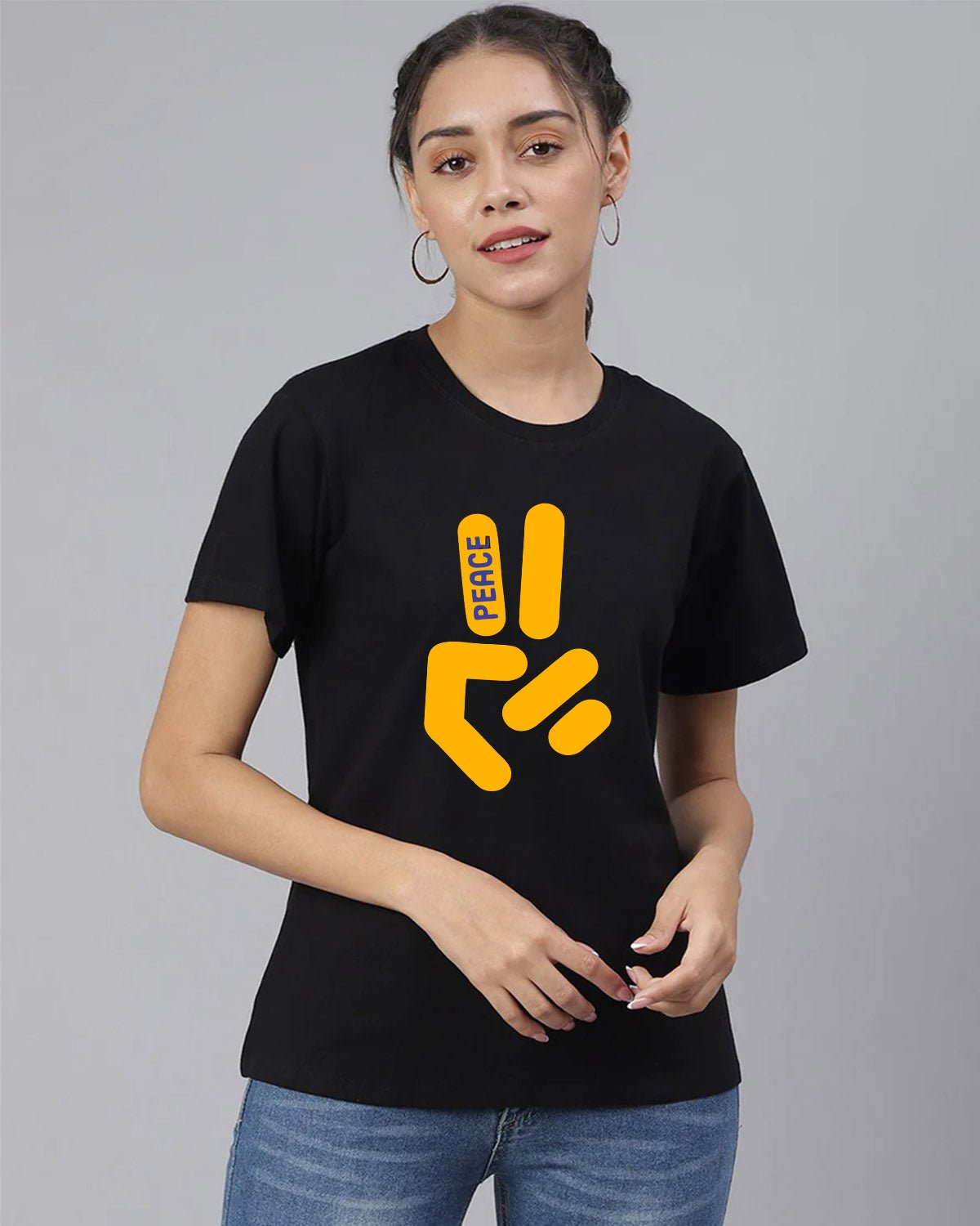 Peace Symbol Women T-Shirt