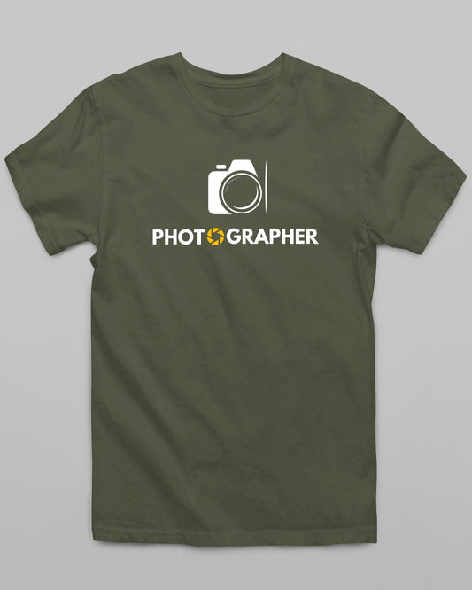 Photographer T-Shirt - His'en'Her - Shop T-Shirts For Men & Women Online