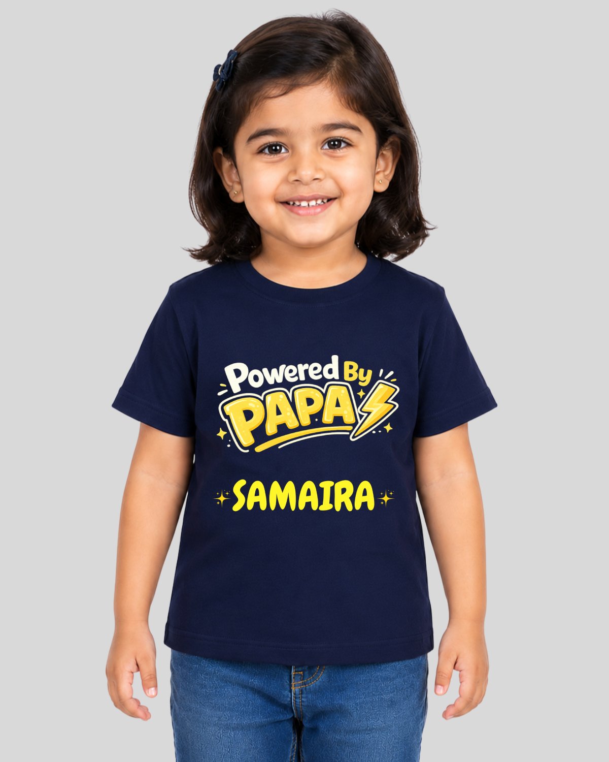 Papa Powered Kids Custom T-Shirt