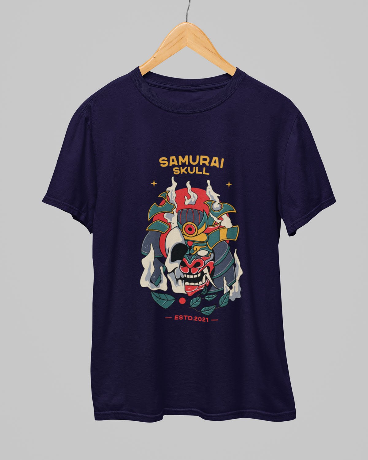 Samurai Skull  T-Shirt