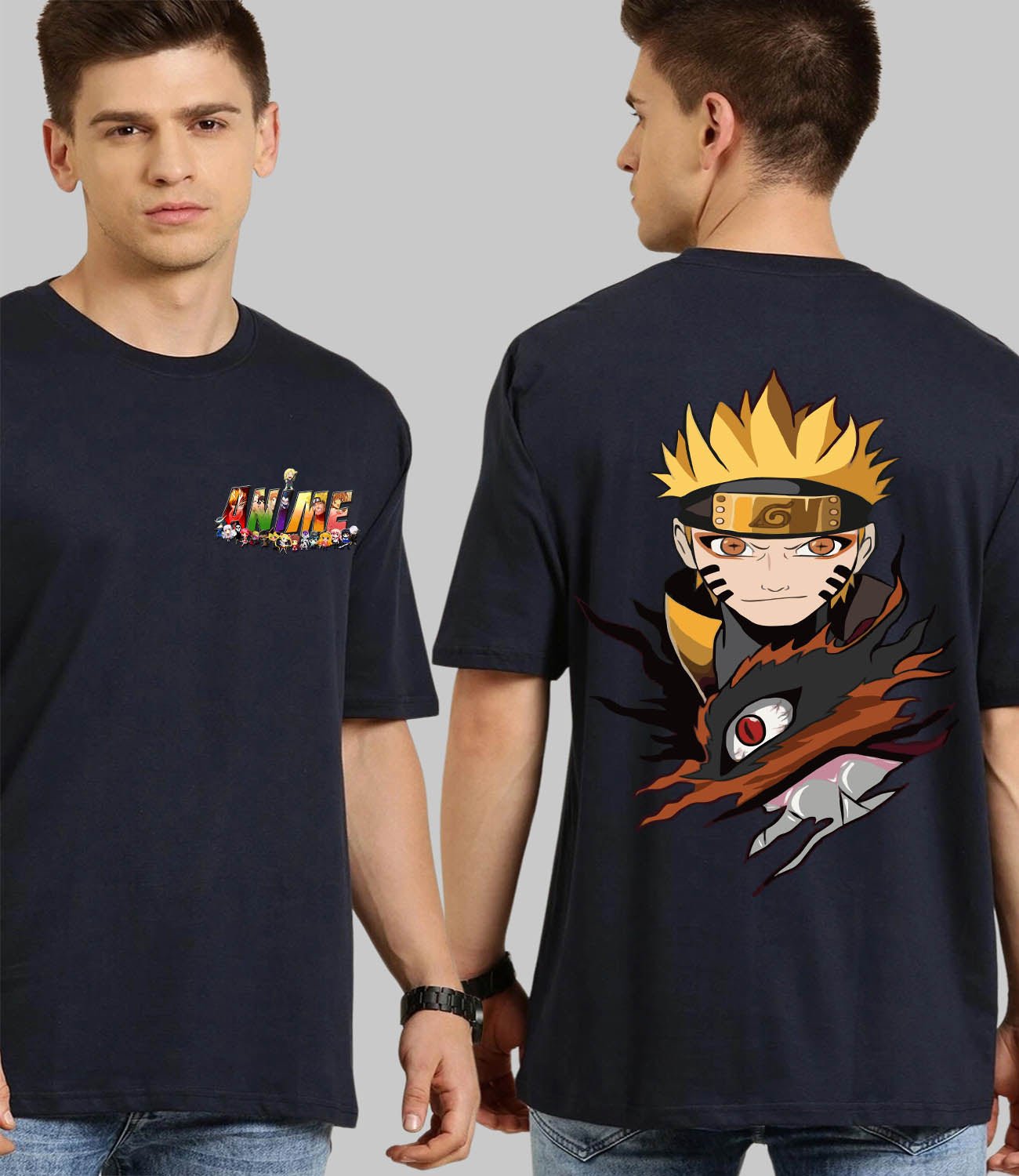 Sharp Naruto- Oversized T-Shirt