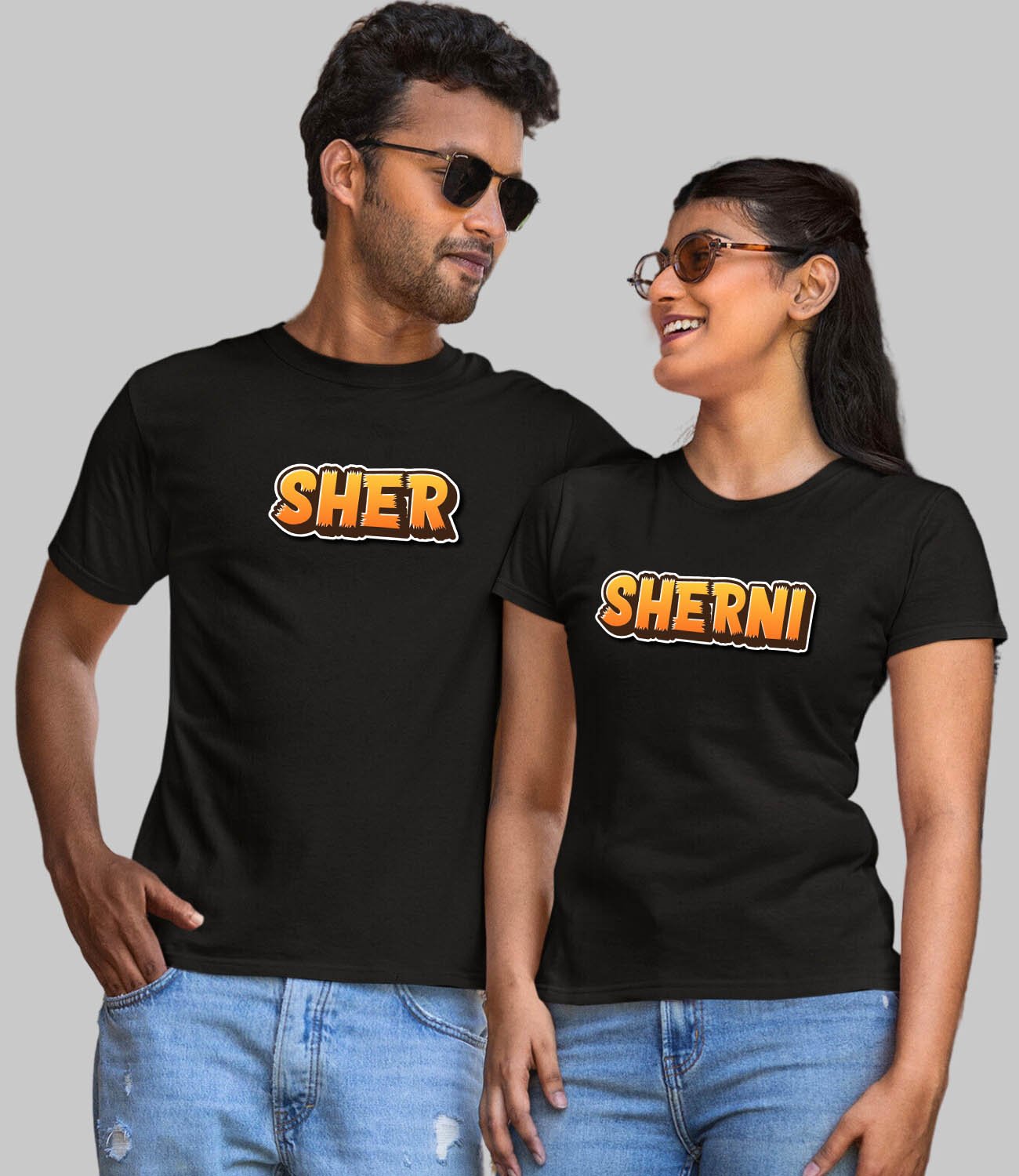 Sher Sherni Couple T-Shirt