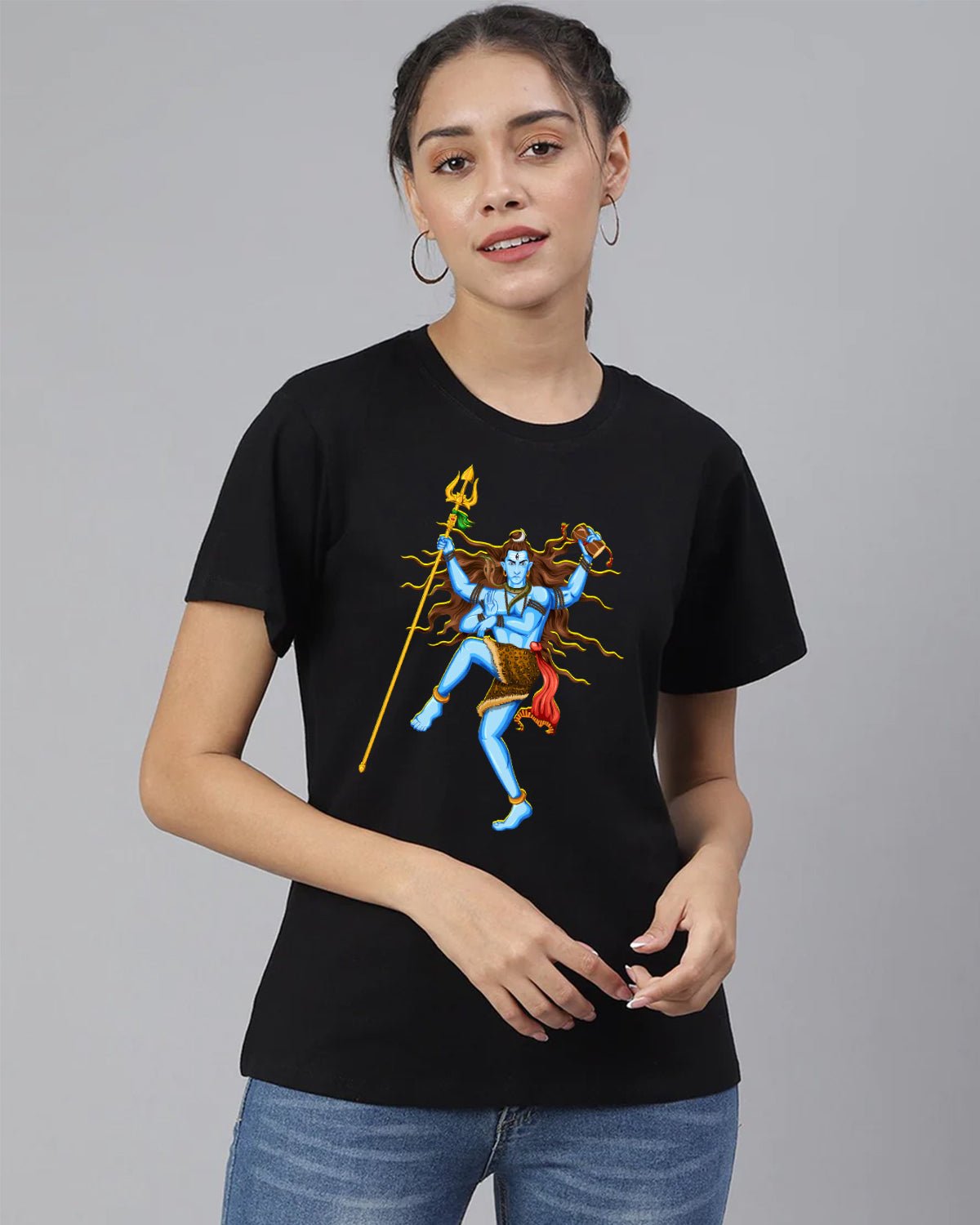 Shiva Tandav Women T-Shirt - His'en'Her - Shop T-Shirts For Men & Women Online