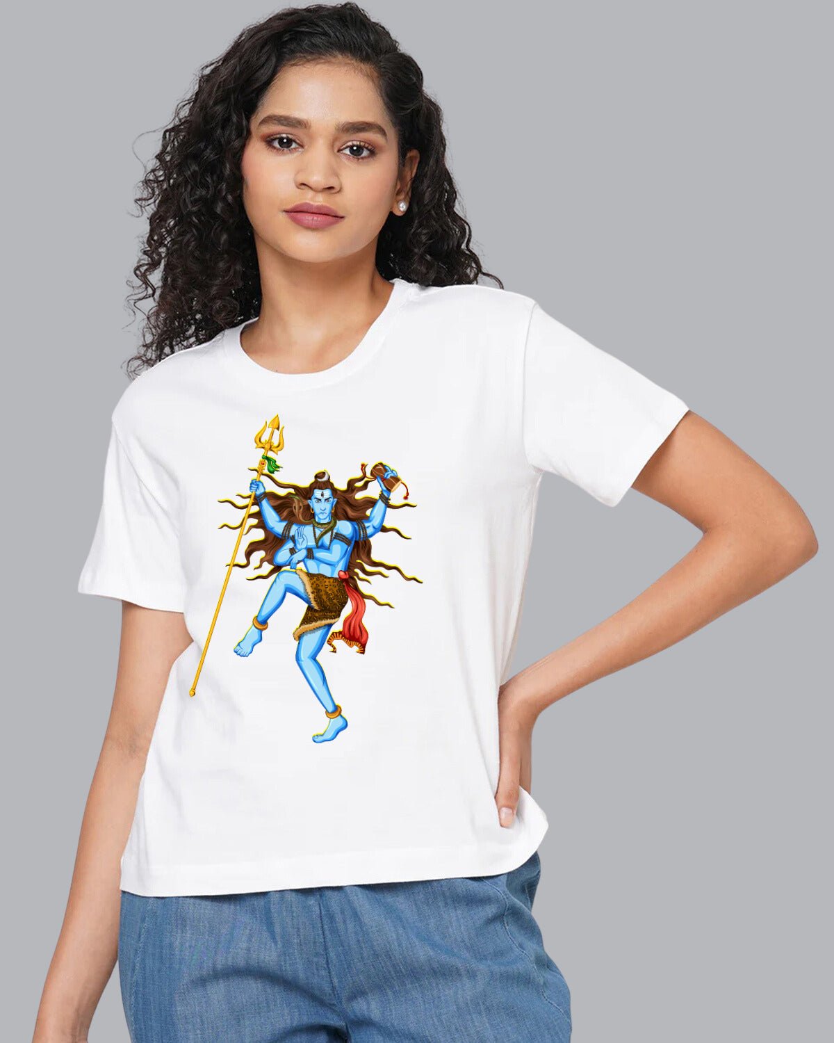 Shiva Tandav Women T-Shirt - His'en'Her - Shop T-Shirts For Men & Women Online