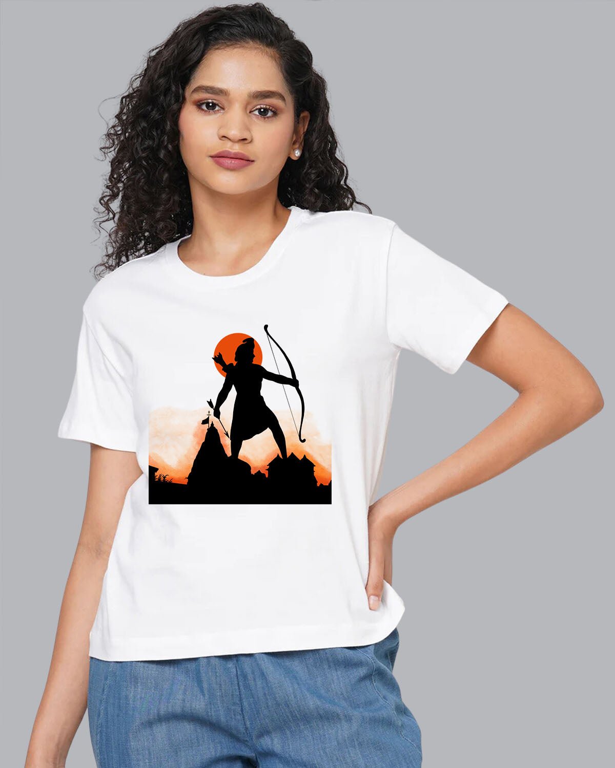 Shree Ram Women T-Shirt - His'en'Her - Shop T-Shirts For Men & Women Online