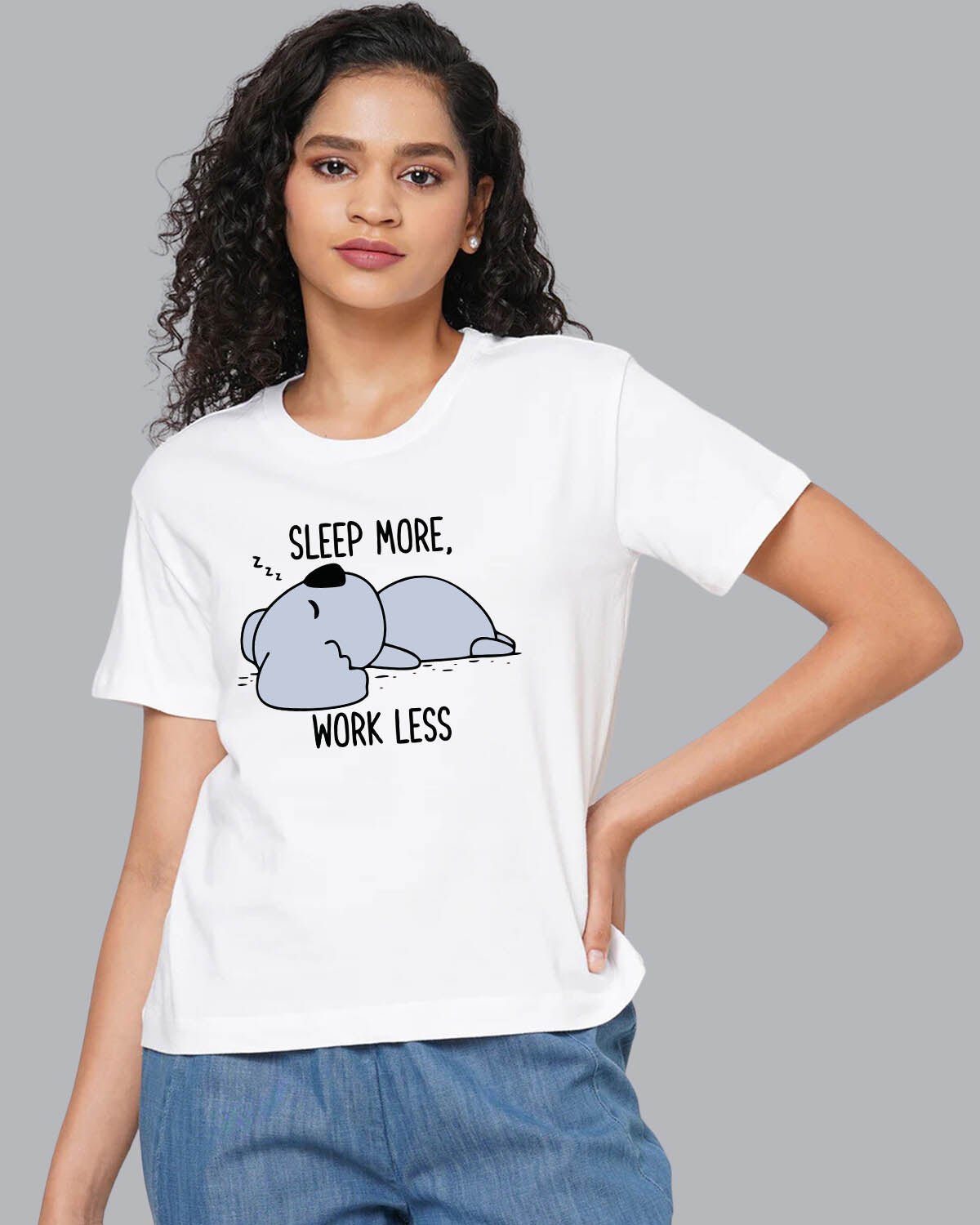 Sleep More Women T-Shirt - His'en'Her - Shop T-Shirts For Men & Women Online