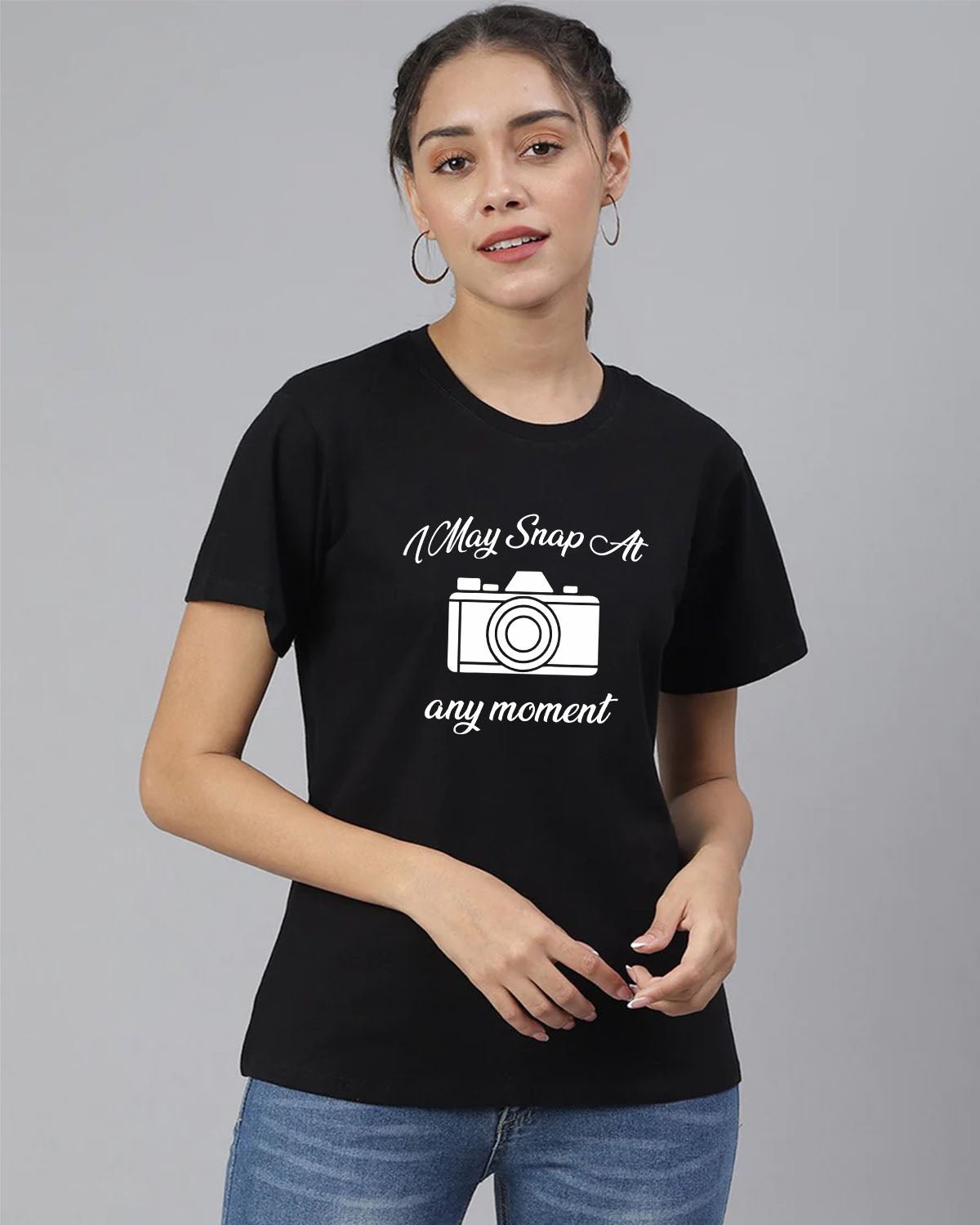 Snap Moment Women T-Shirt - His'en'Her - Shop T-Shirts For Men & Women Online