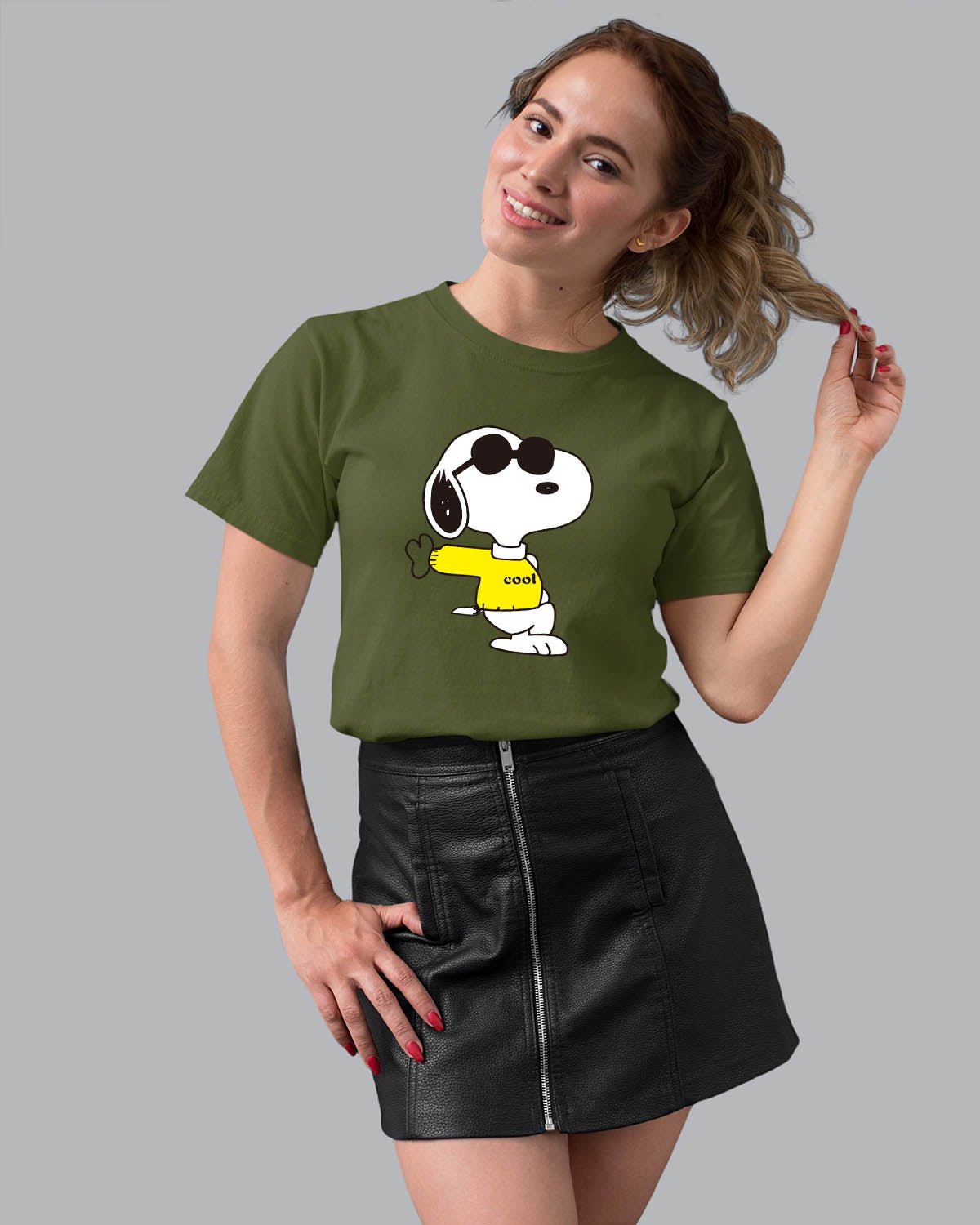 Snoopy Women T-Shirt - His'en'Her - Shop T-Shirts For Men & Women Online