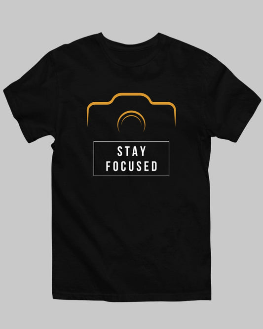 Stay Focused T-Shirt - His'en'Her - Shop T-Shirts For Men & Women Online