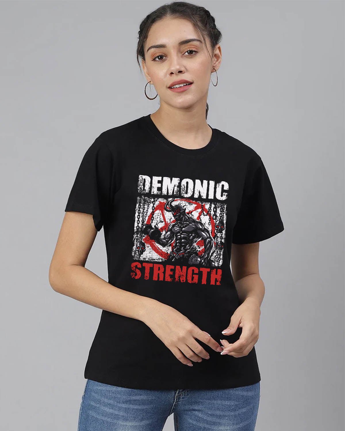 Strength Women T-Shirt - His'en'Her - Shop T-Shirts For Men & Women Online