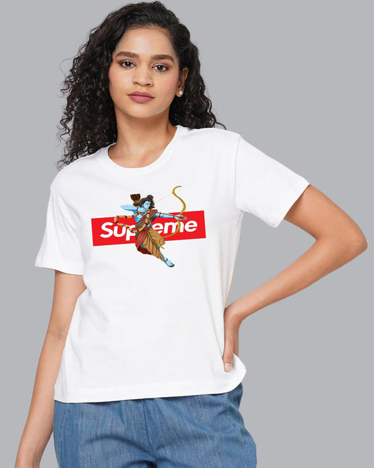 Super Power Ram Women T-Shirt - His'en'Her - Shop T-Shirts For Men & Women Online