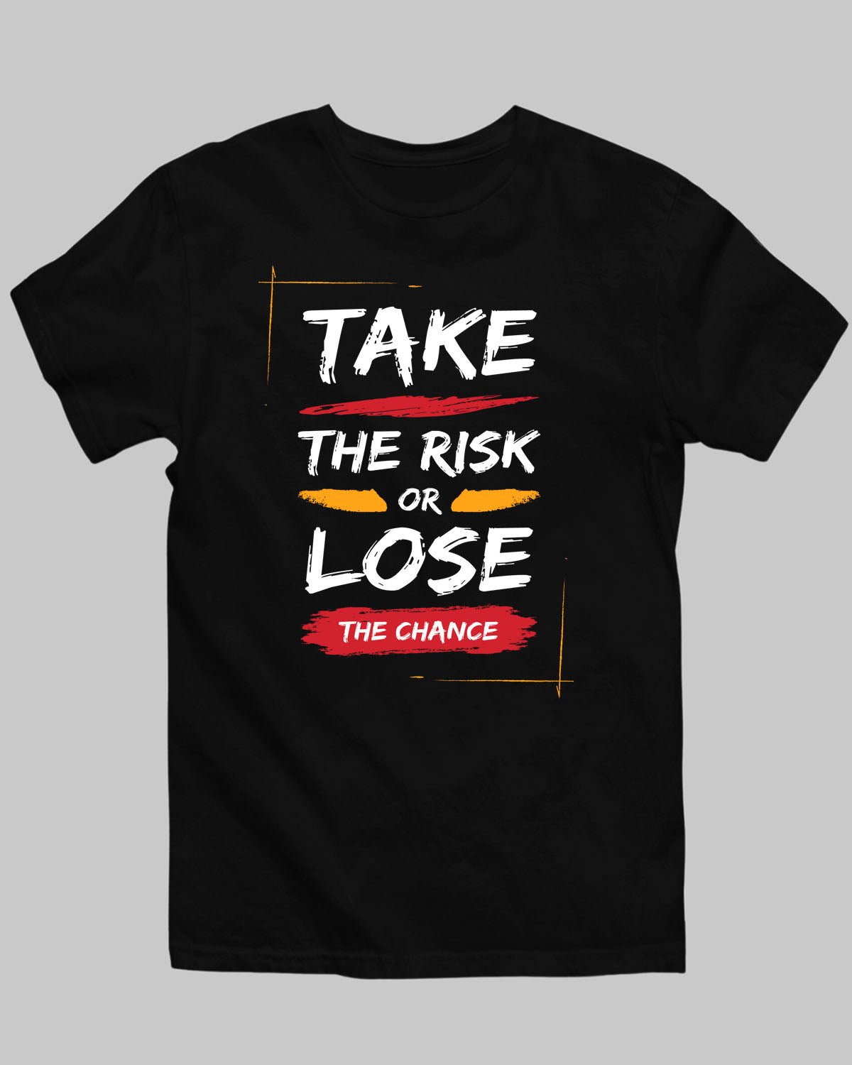 Take The Risk T-Shirt - His'en'Her - Shop T-Shirts For Men & Women Online