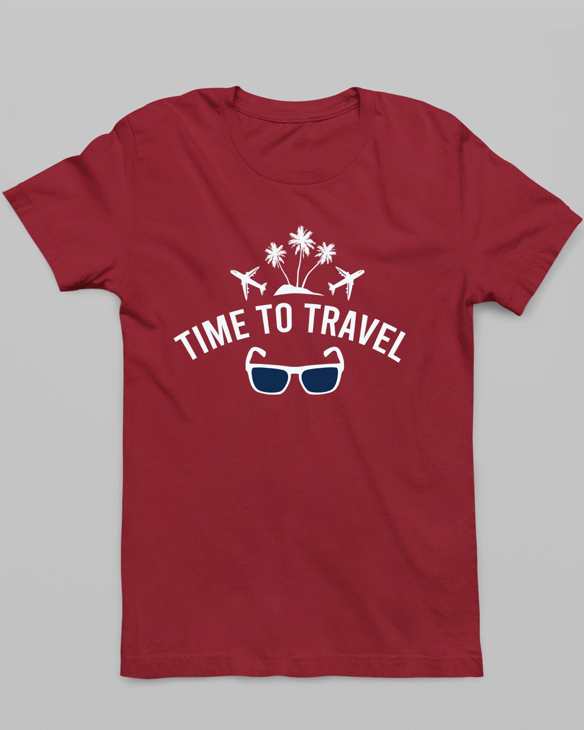 Time To Travel T-Shirt - His'en'Her - Shop T-Shirts For Men & Women Online