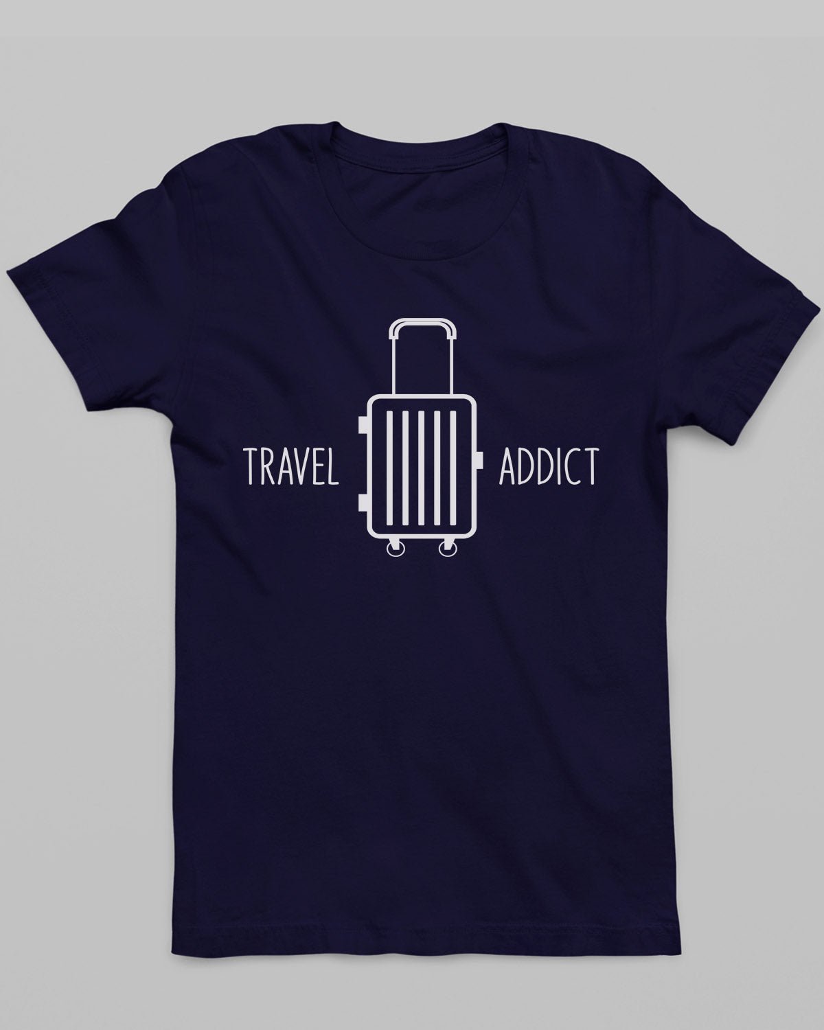 Travel Addict T-Shirt - His'en'Her - Shop T-Shirts For Men & Women Online