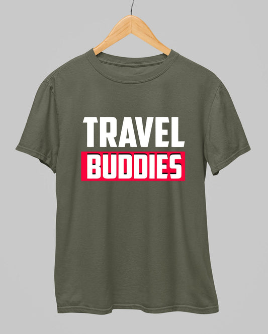 Travel Buddies T-Shirt - His'en'Her - Shop T-Shirts For Men & Women Online