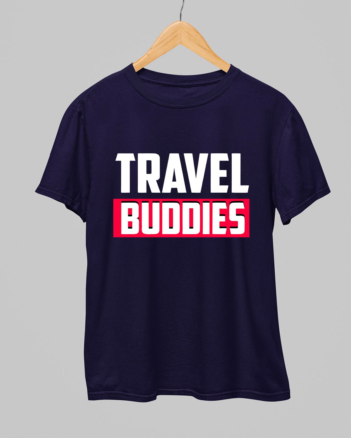 Travel Buddies T-Shirt - His'en'Her - Shop T-Shirts For Men & Women Online