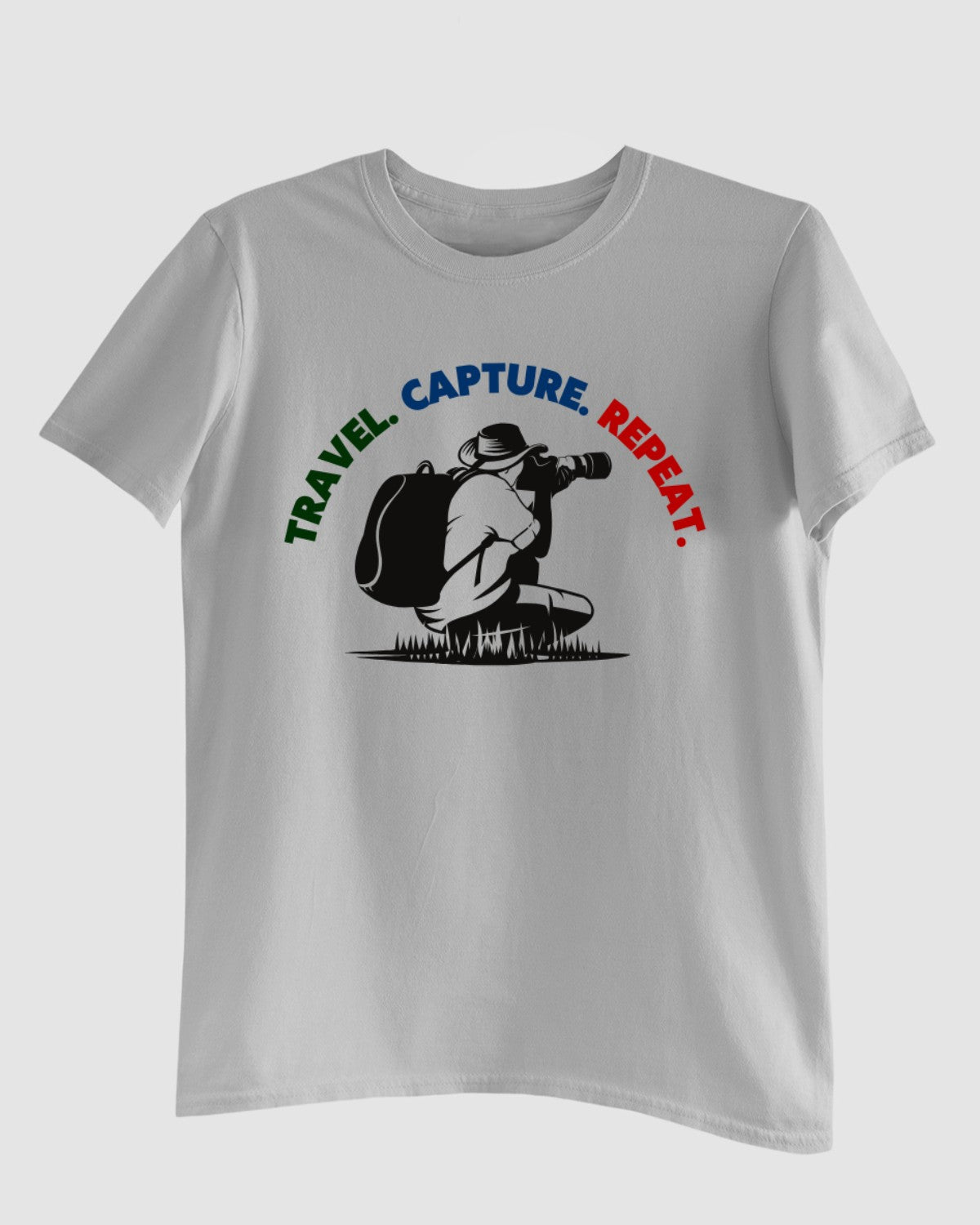 Travel Capture Repeat T-Shirt - His'en'Her - Shop T-Shirts For Men & Women Online