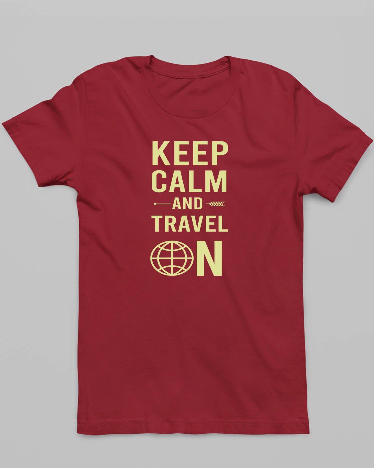 Travel On T-Shirt - His'en'Her - Shop T-Shirts For Men & Women Online