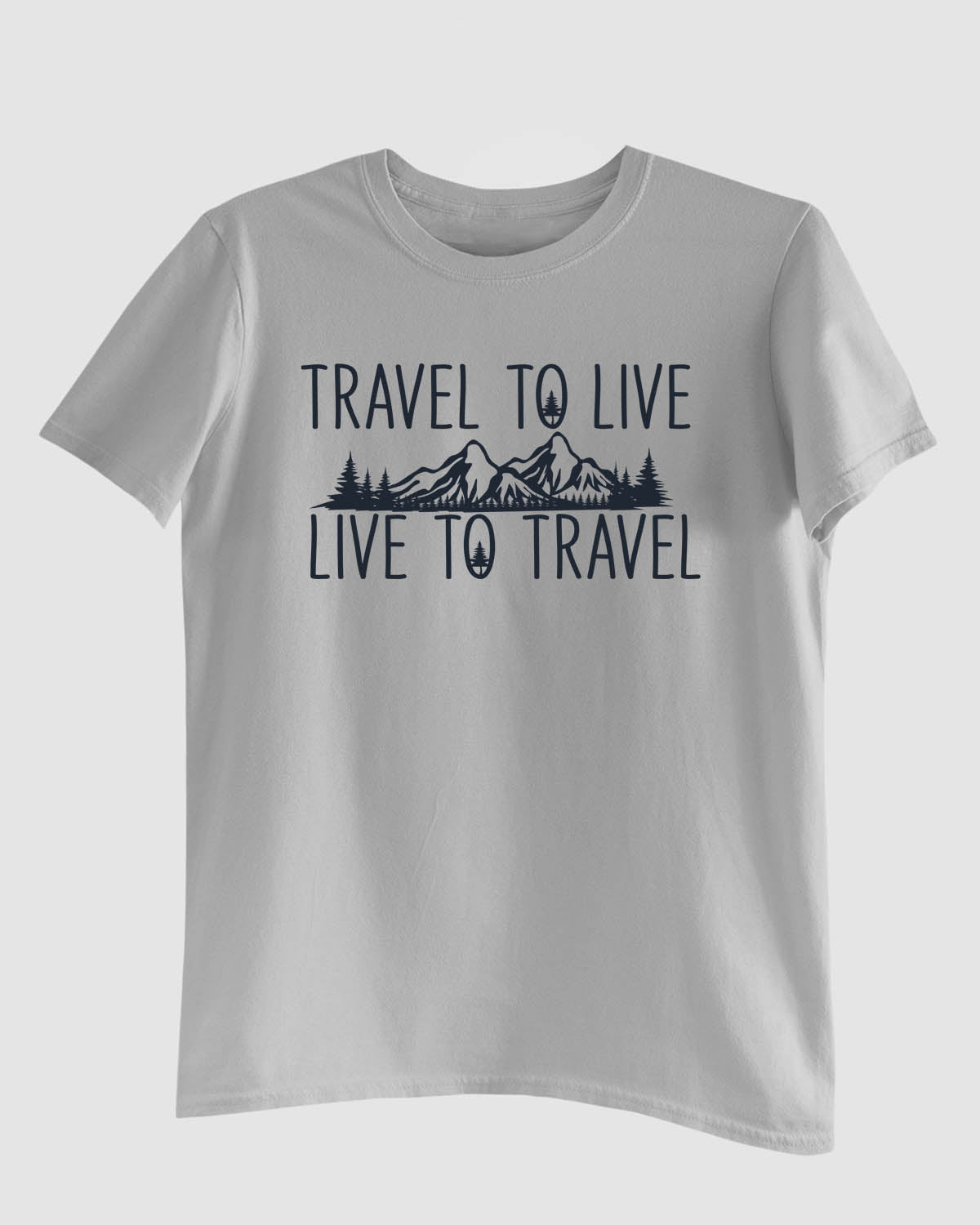 Travel To Live T-Shirt - His'en'Her - Shop T-Shirts For Men & Women Online