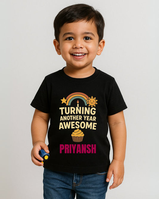 Awesome Custom Kids Birthday T-Shirt