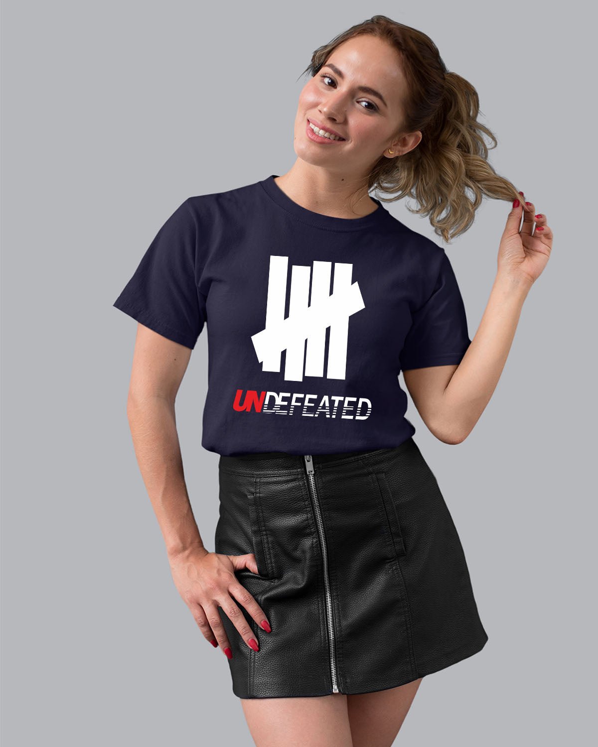 Undefeated Women T-Shirt - His'en'Her - Shop T-Shirts For Men & Women Online