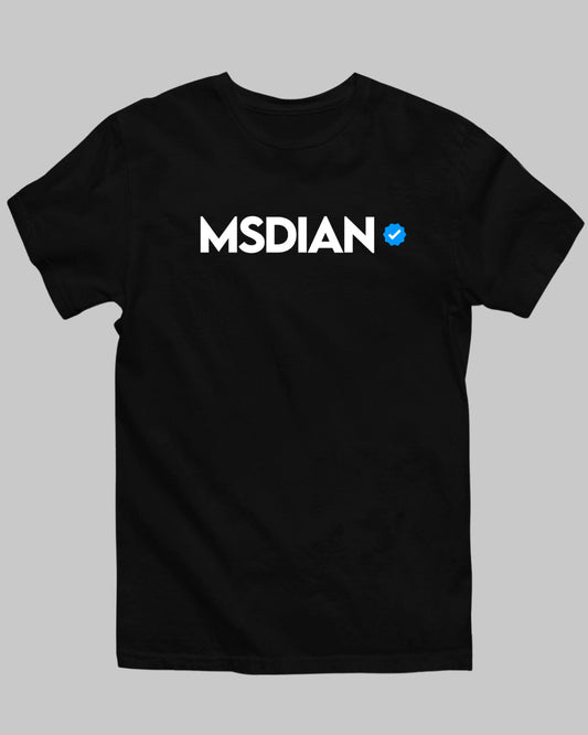 Verified MSDIAN T-Shirt - His'en'Her - Shop T-Shirts For Men & Women Online