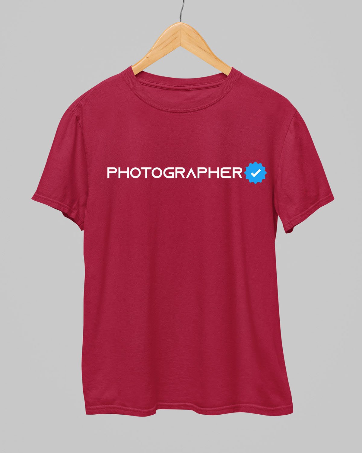 Verified Photographer T-Shirt - His'en'Her - Shop T-Shirts For Men & Women Online