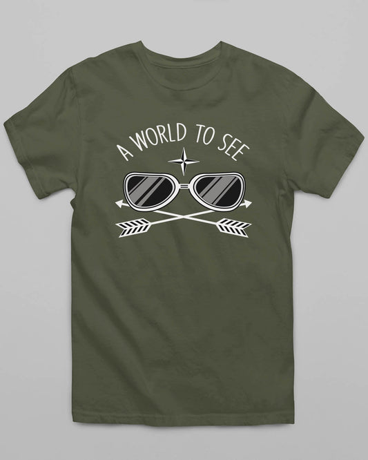 World To See T-Shirt - His'en'Her - Shop T-Shirts For Men & Women Online