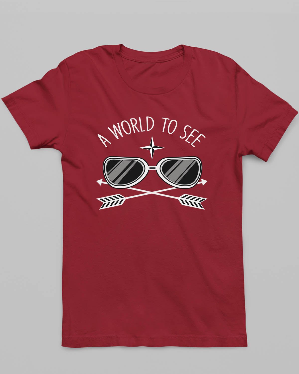 World To See T-Shirt - His'en'Her - Shop T-Shirts For Men & Women Online